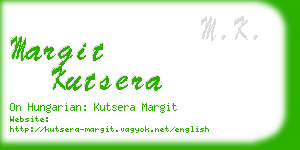 margit kutsera business card
